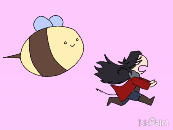 Huxing is allergic to bees. By: Lumiifish @https://vgen.co/Lumiifish